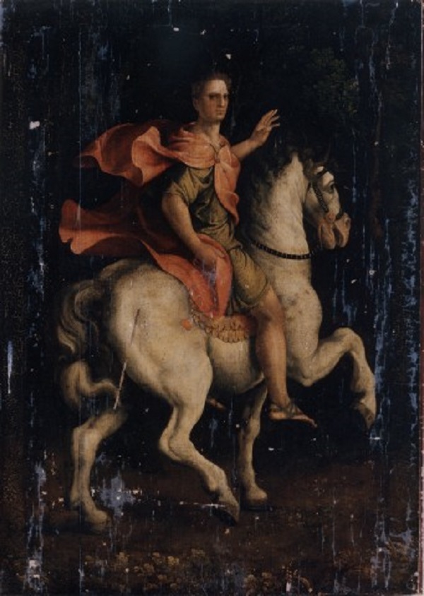 giulio-romano-attribuito-imperatore-claudio-a-cavallo-tavola