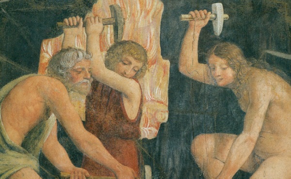 bernardino-luini-fucina-vulcano-affresco-milano-pinacoteca-brera