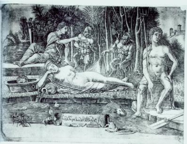 girolamo-mocetto-ninfa-dormiente-incisione-1504-1506