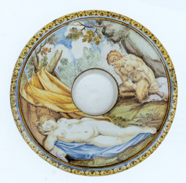 ninfa-dormiente- maiolica-manifattura-castelli-metà-xviii-secolo