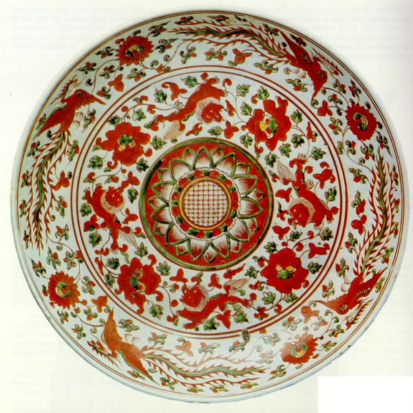 piatto-ceramica-dinastia-ming-istambul-museo-topkapi