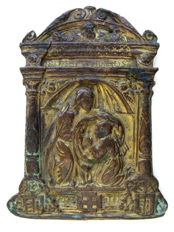 sant'ildefonso-placchetta-bronzo-spagna-prima-metà-xvi-secolo