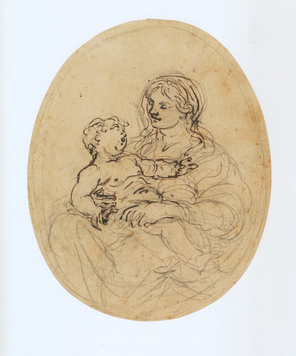 giovanni-battista-foggini-madonna-bambino-disegno