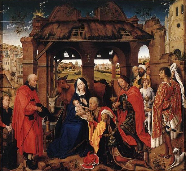 roger-van-der-weyden-trittico-santa-colomba-1455-olio-tavola-monaco-alte-pinakothek