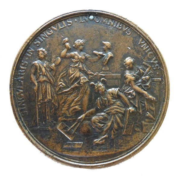 lorenzo-bernini-medaglia-bronzo-françois-cheron-francia-1764