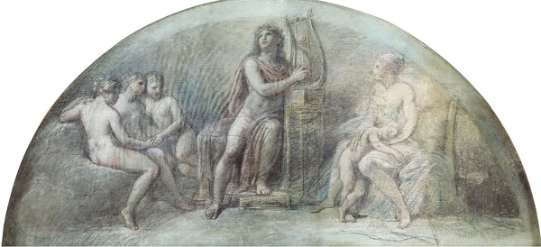 andrea-appiani-apollo-citaredo-venere-amore-tre-grazie-carboncino-pastello-milano-galleria-arte-moderna