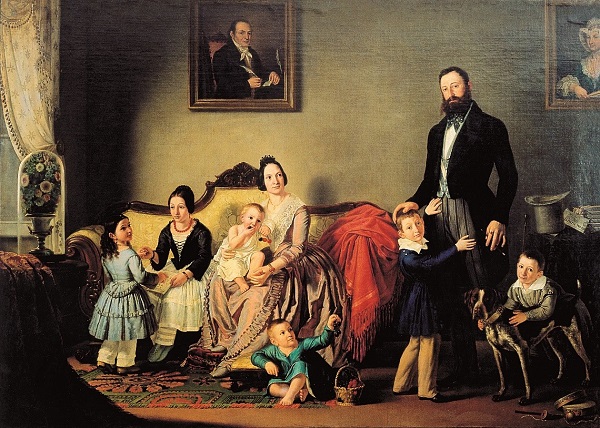 angelo-ceroni-ritratto-famiglia-chiodelli-1845-olio-su-tela