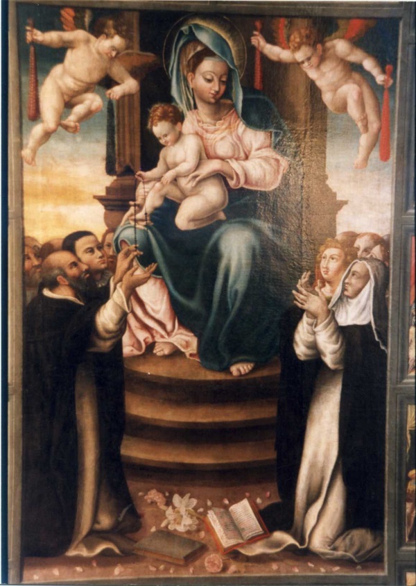 lelio-leoncini-madonna-del-rosario-olio-si-tela